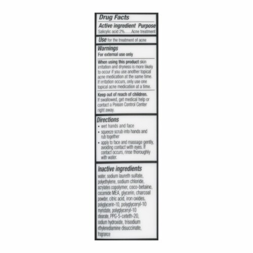 Garnier SkinActive Blackhead Face Scrub Acne Treatment with Charcoal Perspective: left
