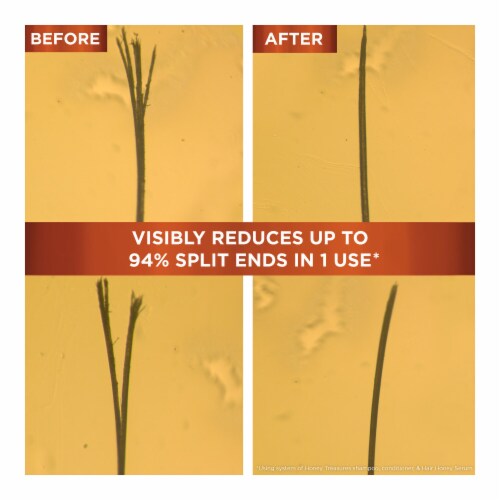 Garnier Whole Blends Honey Treasures Repairing Shampoo for Dry, Damaged Hair Perspective: left