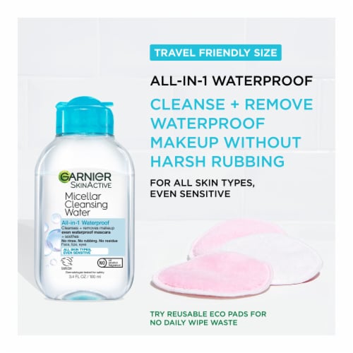 Garnier SkinActive Micellar Cleansing Water & Makeup Remover for Waterproof Makeup Perspective: left