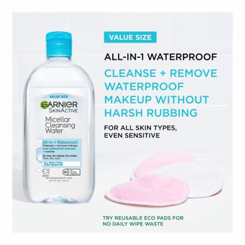 Garnier SkinActive Micellar Cleansing Water & Makeup Remover for Waterproof Makeup Perspective: left