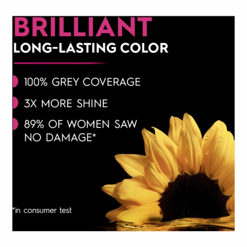 Garnier Olia 5.12 Medium Royal Amethyst Oil Powered Ammonia Free Permanent Hair Color Perspective: left