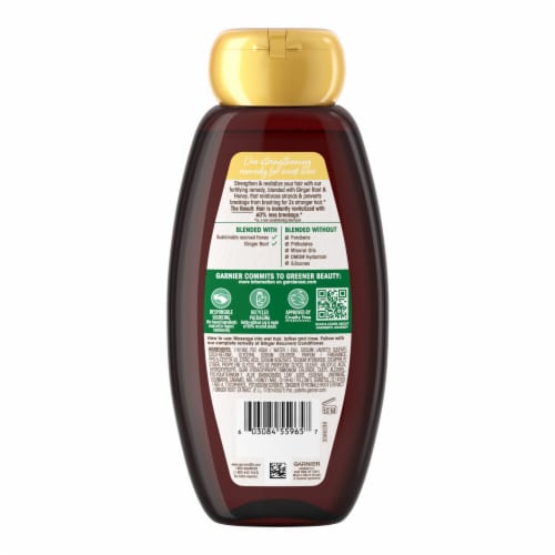 Garnier Whole Blends Ginger Recovery Shampoo Perspective: left