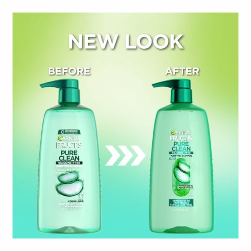 Garnier Fructis Pure Clean Purifying Shampoo Perspective: left