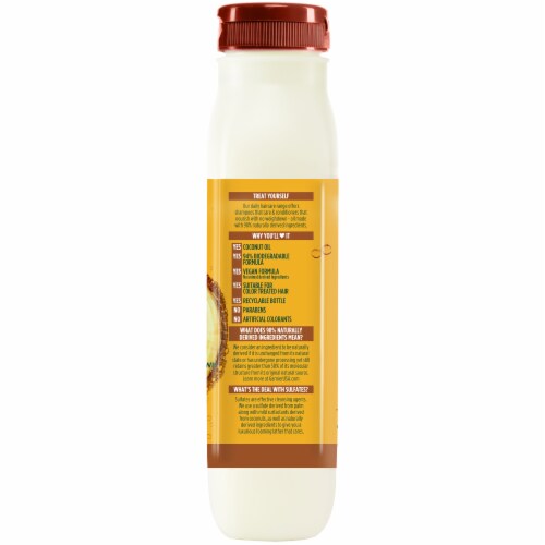 Garnier® Fructis® Coconut Extract Nourishing Treat Conditioner Perspective: left