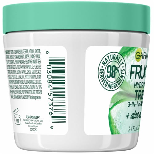 Garnier® Fructis® Hydrating Treat 1 Minute Aloe Extract Hair Mask Perspective: left