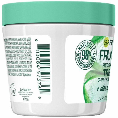 Garnier® Fructis® Hydrating Treat 1 Minute Aloe Extract Hair Mask Perspective: left