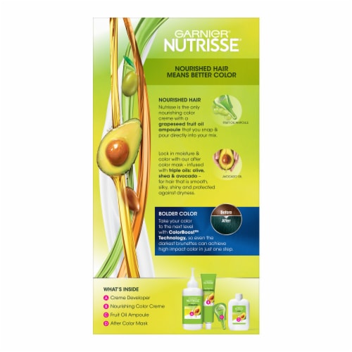 Garnier Nutrisse Ultra Color Teal Forest TL1 Permanent Hair Color Creme Perspective: left