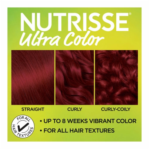 Garnier Nutrisse Ultra Color Red Autumn Hair Color Kit Perspective: left