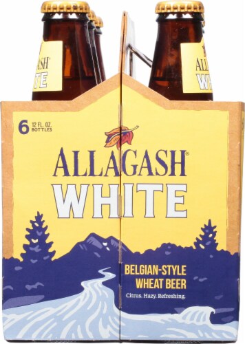 Allagash White Belgian-Style Wheat Beer Perspective: left