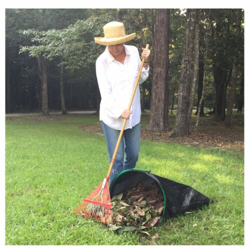 Leaf Gulp Leaf Bag Holder For Plastic Bags Perspective: left
