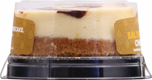 Chuckanut Bay Foods Salted Caramel Cheesecake Perspective: left