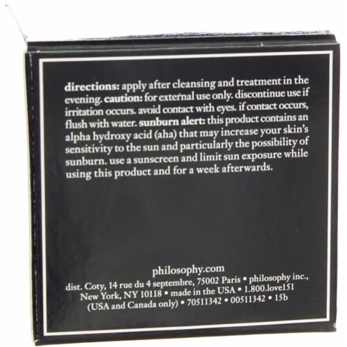 Philosophy Renewed Hope In A Jar Overnight Recharging & Refining Moisturizer Perspective: left