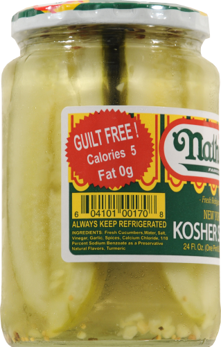 Nathan's® New York Kosher Spears Perspective: left