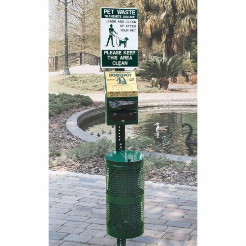 Dogipot 1003 L Aluminum Pet Station for High Traffic Dog Friendly Areas Green 1 Piece Fry s Food Stores