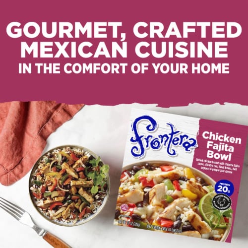 Frontera® Chicken Fajita Bowl Frozen Meal Perspective: left
