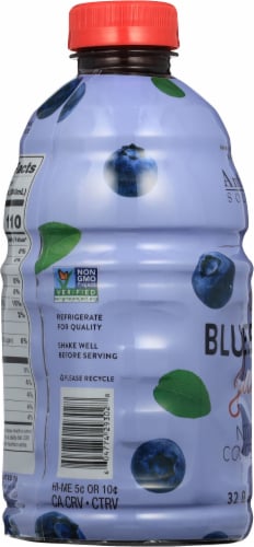 Antioxidant® Solutions 100% Blueberry Juice Perspective: left