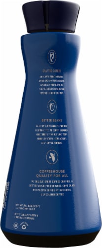 La Colombe Unsweet Medium Roast Pure Black Cold Brew Iced Coffee Carton Perspective: left