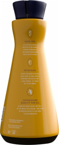La Colombe Unsweet Light Roast Pure Black Cold Brew Iced Coffee Carton Perspective: left
