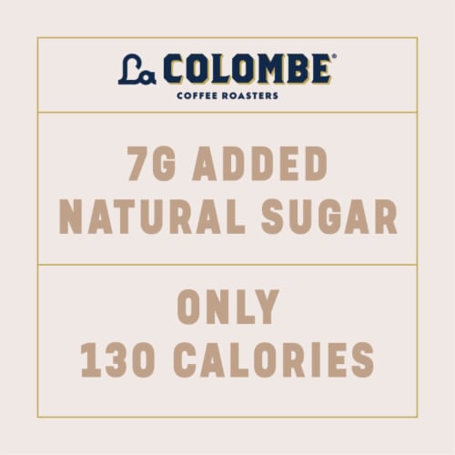 La Colombe Coffee Vanilla Draft Latte Can Perspective: left