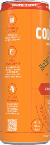 La Colombe® Pumpkin Spice Cold Brew Draft Latte Can Perspective: left