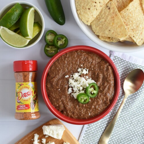 Dash Salt-Free Taco Seasoning Mix Perspective: left