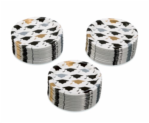 American Greetings Graduation Party Paper Dessert Plates Perspective: left