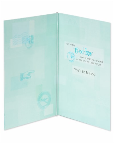 American Greetings New Beginnings Card (Congratulations Goodbye) Perspective: left
