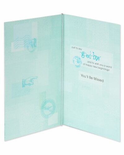 American Greetings New Beginnings Card (Congratulations Goodbye) Perspective: left