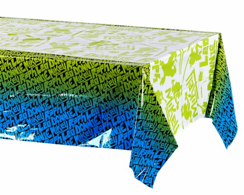 American Greetings Teenage Mutant Ninja Turtles Yellow Plastic Table Covers Perspective: left