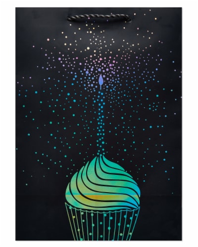 American Greetings #5 Birthday Cupcake Gift Bag Perspective: left