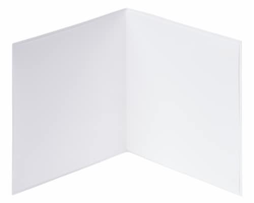 Papyrus Blank Card (White Rose) Perspective: left