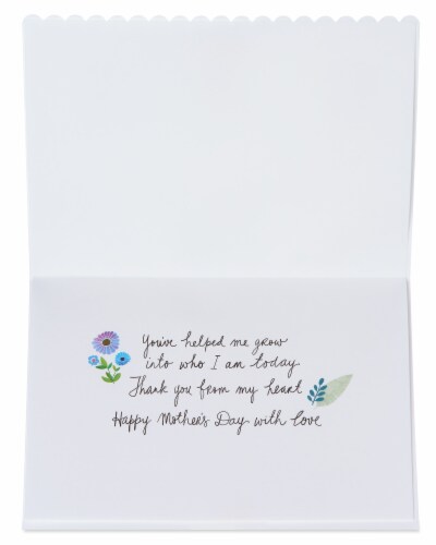 Papyrus Mother's Day Card (Helped Me Grow) Perspective: left