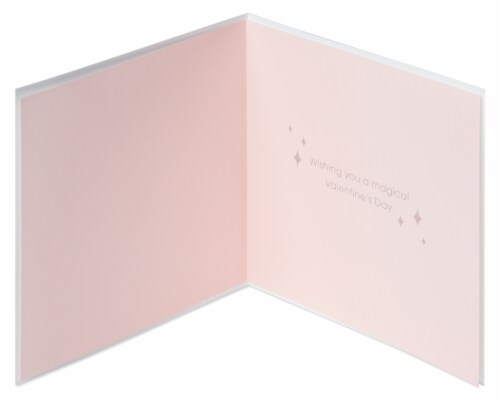 Papyrus Unicorn Valentine’s Day Card (Magical) Perspective: left
