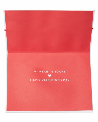 Papyrus Romantic Valentine’s Day Card (Heart Beat) Perspective: left