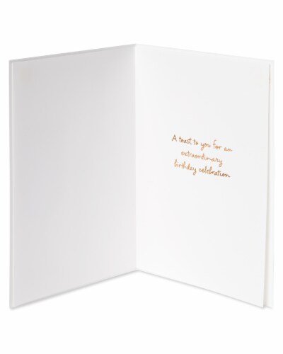 Papyrus Funny Birthday Card (Wine) Perspective: left