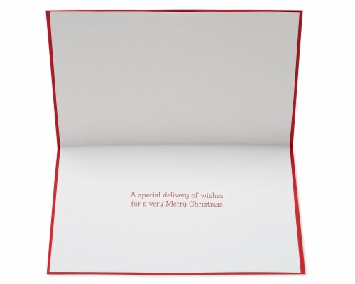 Papyrus Christmas Card (Sleigh with Presents) Perspective: left