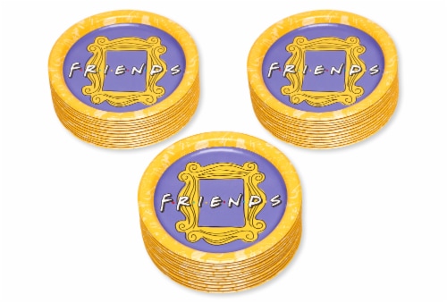 American Greetings Friends Dinner Plates Perspective: left