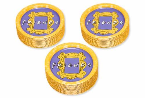 American Greetings Friends Dinner Plates Perspective: left