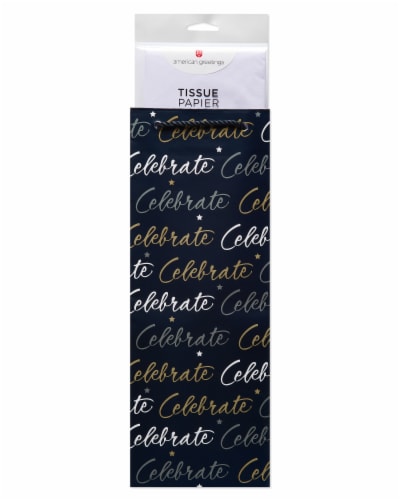American Greetings #7 All Occasion Beverage Bag with Tissue Paper Perspective: left