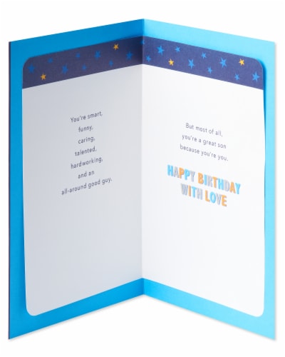 American Greetings Birthday Card for Son (Celebrate) Perspective: left