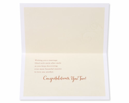 American Greetings #58 Wedding Card (Happy Newlyweds) Perspective: left