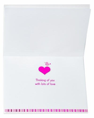 Papyrus Valentine’s Day Card (Thinking of You) Perspective: left