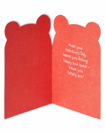 American Greetings #54 Valentine's Day Card for Kids (Hugs and Smiles) Perspective: left