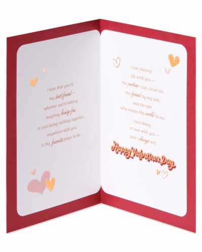 American Greetings #61 Romantic Valentine's Day Card (My Lover) Perspective: left