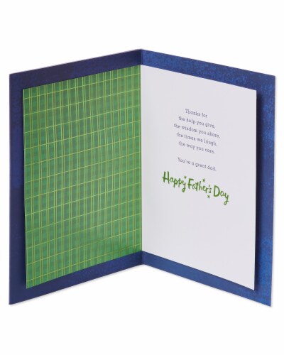 American Greetings Father's Day Card (Great Dad) Perspective: left