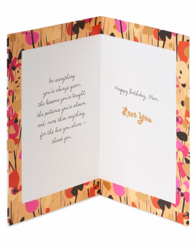 American Greetings #23 Birthday Card for Mom (Grateful) Perspective: left