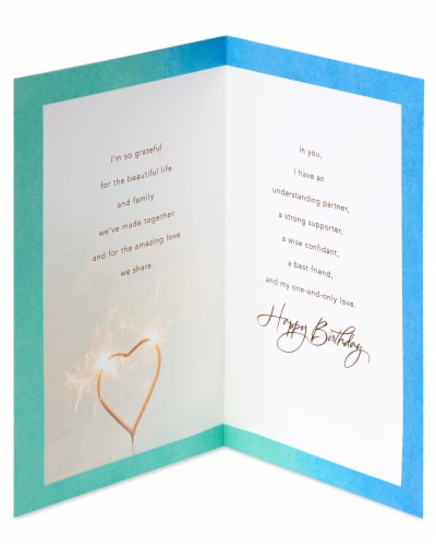 American Greetings #26 Birthday Card for Husband (Celebrate) Perspective: left