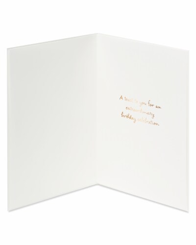 Papyrus #57 Birthday Card (Extraordinary Celebration) Perspective: left