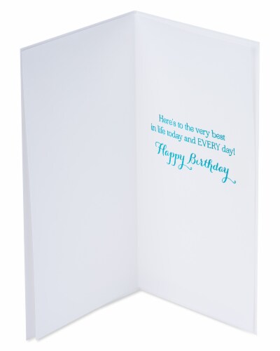 Papyrus Birthday Card (Birthday Cake and Chalkboard) Perspective: left