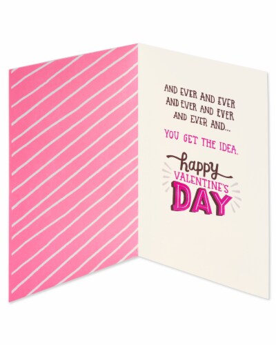 American Greetings Friends Forever Valentine’s Day Card with Foil Perspective: left